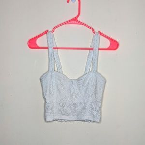 Lace crop top